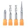 SpeTool CNC Router Bits Carving Set for Wood Profile V Groove Engraving Solid Carbide 14 Inch Shank