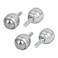 XMHF 25mm1 Roller Ball Transfer Bearings Threaded Stem Caster Wheel Unit Table Conveyor Roller Ball 4Pcs