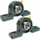 SACKORANGE 2 Pack UCP20412 Pillow Block Mounted Ball Bearing 34 Bore Solid Cast Iron Base Self Aligning