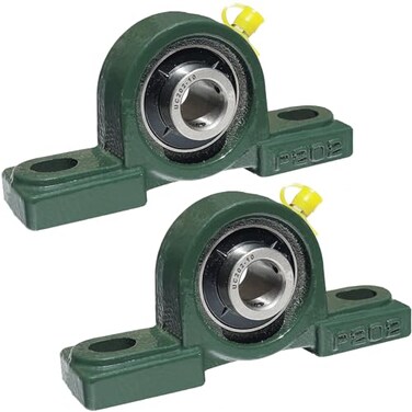 SACKORANGE 2 Pack UCP20210 Pillow Block Bearing 58 Mounted Pillow Block Bearings Solid Cast Iron Base Self Alignment