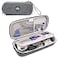 PROHAPI Hard Stethoscope Case Large Stethoscope Carrying Case with ID Slot Compatible with 3M LittmannADCOmronMDF Stethoscope Includes Mesh Pocket for Nurse Accessories Volcanic Grey