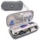 PROHAPI Hard Stethoscope Case Large Stethoscope Carrying Case with ID Slot Compatible with 3M LittmannADCOmronMDF Stethoscope Includes Mesh Pocket for Nurse Accessories Volcanic Grey