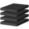 ToLanbbt Polyurethane Foam Sheets 4P 12 x 12 x 1 Inch Cuttable Tool Box Case Foam Inserts Paddings Black Cushion Foam Packing Pads for Case Toolbox Game Box Craft Camera Storage