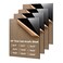 KINLINK 12x16 Plexiglass Sheets 18 inch Thick 3mm Black Cast Acrylic Sheet Plastic Board Polycarbonate Sheet for DIY Project Craft Table Top Acrylic Sign and Wedding Invitation 4 Pack