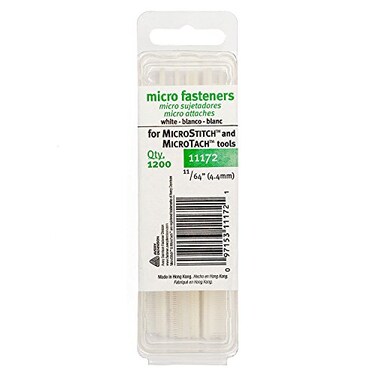 MicroStitch Avery Dennison 111720 44mm Micro Stitch Fastener Refills White