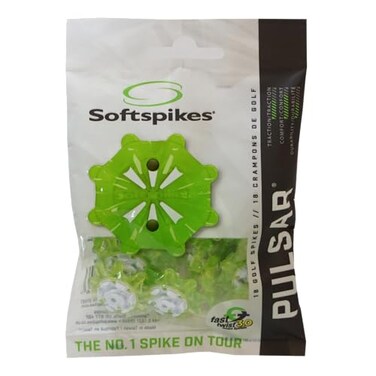 SOFTSPIKES Golf Spikes Fast Twist 30 Pulsar Cleats Green Clamshell US