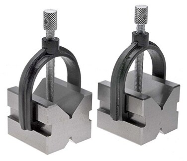 Vee Blocks Vme Vb05 1 Capacity V Block And Clamp Pair 114 Wide