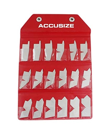 Accusize Industrial Tools 18 Pc Angle Gauge Set 36025050