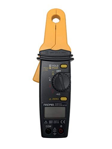 TECPEL DCM043 Digital ACDC clamp meter clamp transmitter high resolution of 1mA