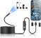 Kinpthy Endoscope Camera with Light1920P HD Borescope Tools with 8 Adjustable LED Lights Endoscope with SemiRigid Snake Camera IP67 Waterproof Inspection Borescope for iOS and Android328ft Single Lens