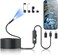 Kinpthy Endoscope Camera with Light1920P HD Borescope Tools with 8 Adjustable LED Lights Endoscope with SemiRigid Snake Camera IP67 Waterproof Inspection Borescope for iOS and Android328ft Single Lens