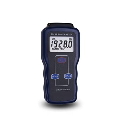 Acogedor Digital Solar Power Meter Sun Light Energy Measuring Tester for Testing Car Window Performance Handheld Portable Sunlight Meter Wm2 Meter