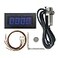 DIGITEN 4 Digital Blue LED Tachometer RPM Speed Meter Hall Proximity Switch Magnet Sensor NPN Sensor Mounting Holder for Lathe Conveyor Belt