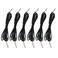 AEDIKO 6pcs 10K Temperature Sensor Probe 1M NTC3950 Thermistor Stainless Steel Temp Sensor Probe Digital Temperature Transmitter Extension Cable