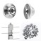 Muzata 40 Pack 18 Level Wheel Cable Railing Grommets ONLY for Level 18 Wire Rope T316 Stainless Steel Protector Sleeves Deck Cable Railing Hardware Kit Metal Posts CR72