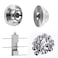 Muzata 40 Pack 18 Level Wheel Cable Railing Grommets ONLY for Level 18 Wire Rope T316 Stainless Steel Protector Sleeves Deck Cable Railing Hardware Kit Metal Posts CR72