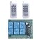 Mangood 433mhz 12V 24V DC 6 Channel Wireless Remote Control Relay Switch 24V12V Remote Relay ON Off Transmitter and Receiver Universal Motor Light Door Window Controller 12V24V 2X Control 433MHz