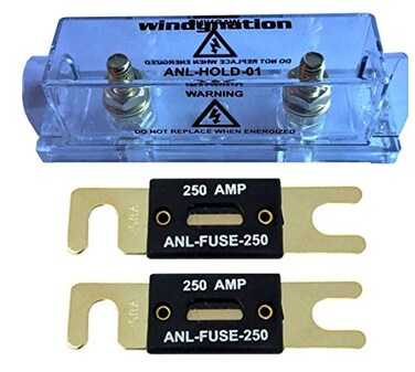 WindyNation ANL Fuse Holder Fuse 2pcs 250A