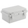 Sunnyglade ABS Plastic Dustproof Waterproof IP65 Junction Box Universal Durable Electrical Project Enclosure with Lock 39x59x28