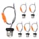 Helunsi E26 Socket Adapter 6 Pack Light Bulb Socket Pigtail Screw in Male Light Socket Pigtail E26 Medium Base Recessed Light Socket Adapter for LED Ceiling Light Downlight Outlet Converter Socket