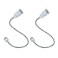 Superdream E27 to E27 Light Lamp Bulb Flexible Gooseneck Extension Adaptor Converter 19in 2Pack