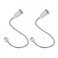 Superdream E27 to E27 Light Lamp Bulb Flexible Gooseneck Extension Adaptor Converter 19in 2Pack