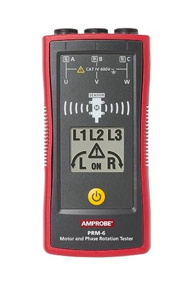 Amprobe PRM6 Phase Sequence and Motor Rotation Tester
