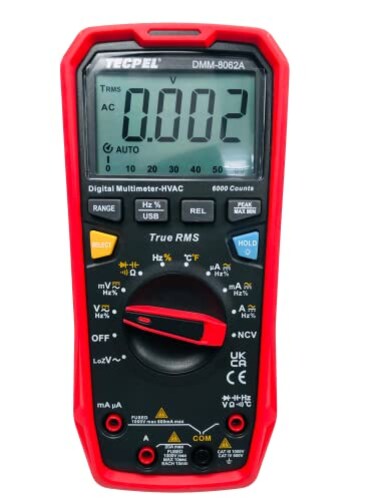 TECPEL DMM8062A 6000 Counts Digital multimeter