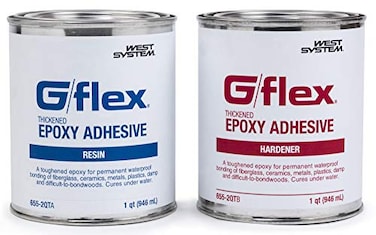 WEST SYSTEM 6552QT West System 6552 QT Gflex Epoxy Adhesive two 1 qt