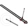 JCFANTS 300mm Woodworking Compass Tool Large Compass Woodworking Scribing Circle Carpenter Compass Ruler Marking Gauge Circle Marking Tool for Engineer Carpenter Black