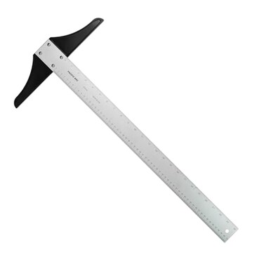 Pacific Arc TSquare Aluminum Scholastic inchMetric 24 Drawing and Design Tool for Students and Professionals Great for Carpentry Drafting Architecture Engineering and Art
