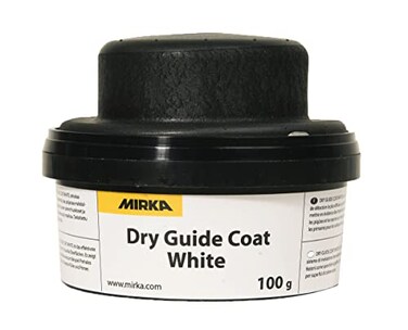 Mirka Dry Guide Coat White with Applicator 100g for Dark Colour Surfaces