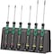 Wera 20356 A Kraftform Micro SlottedPhillips Electronics Screwdriver Set and Rack 6Pieces