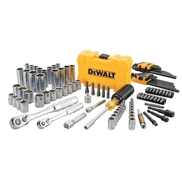 DEWALT Mechanics Tools Kit and Socket Set 14 38 Drive SAE 108Piece DWMT73801