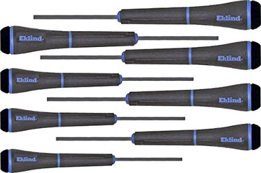 Eklind Tool EKLIND 92400 PSD Hex allen Precision Screwdriver 8pc set Metric MM sizes 074