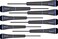 Eklind Tool EKLIND 92400 PSD Hex allen Precision Screwdriver 8pc set Metric MM sizes 074