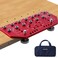 RUITOOL Shelf Pin Jig and Hinge Jig TwoinOne Selfcontained Clamping Function All Metal Shelf Pin Drilling Jig with 14 and 5mm Drill Bits Shelf Jig and Cabinet Hardware Jig Tool Drill Guide