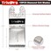 TrivdPro 15pcs Grout Remover Tool Carbide Oscillating Multi Tool Blades Diamond Grout Removal Blade Tools for Tile Concrete Masonry Cleaning Mortar