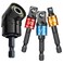 CIGOTU Impact Grade Socket Adapter Set 3 Pcs Extension Drill Bit Socket Wrench Adapter for Impact Driver 14 38 12 Drive 105 Degree Right Angle Drill Attachment for Household Workplace Industry