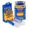 Fisch Brad Point Drill Bit Set 25Piece Chrome Vanadium Wood Drill Bits Sizes from 1mm 13mm FSF364740