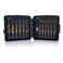 DKIBBITH Combination Drill Tap Bit Set 6 pc SAE 632NC 1420NC and 6 pc Metric M3 M10 Titanium Coated Drill Bits Kit for Drilling Screw Threads Tapping Countersinking with Quick Change Adapter
