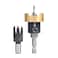 Amana Tool Carbide Tipped Countersink Drill Bit with Plug Cutter AMS307 2Pc