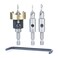 Amana Tool Carbide Tipped Countersink Drill Bit with Ball Bearing and Replacements AMS627 3Pc