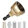 CONQUER Tools Deburring External Chamfer Tool Premium Tungsten Blade Deburring Drill Bit Remove Burr Tools Quick Release Shank Fits for 18343mm19mm Stainless Steel Burr Removal Countersink