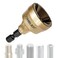 CONQUER Tools Deburring External Chamfer Tool Premium Tungsten Blade Deburring Drill Bit Remove Burr Tools Quick Release Shank Fits for 18343mm19mm Stainless Steel Burr Removal Countersink