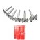 Meichoon Forstner Drill Bits Set 3060mm 6PCS Flat Wing Drilling Hole Hinge Cemented Carbide Carbon High Speed Steel Woodworking Drill Punching Bit with Round Shank DC02A