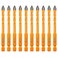 EXFEIN Carbide Drill Bits 6mm 10pcs for Drilling Ceramic Porcelain Tile Marble Granite Masonry