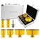 HIGHDRIL Diamond Drill Bits Kit with 5811 for Porcelain Tile Ceramic Marble Brick Concrete Vacuum Brazed Hole Saw2025355075100mm