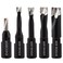 Hopson Tools Solid Carbide Bit for Domino Jointing Machines Cutter Set Includes 5 Solid Carbide Bits with Diameters of 4mm5mm6mm8mm and 10mm 5Pcs