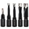 Hopson Tools Solid Carbide Bit for Domino Jointing Machines Cutter Set Includes 5 Solid Carbide Bits with Diameters of 4mm5mm6mm8mm and 10mm 5Pcs